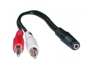 Adapter Goobay 50092, 3.5mm, 0.2m hind ja info | USB jagajad, adapterid | kaup24.ee