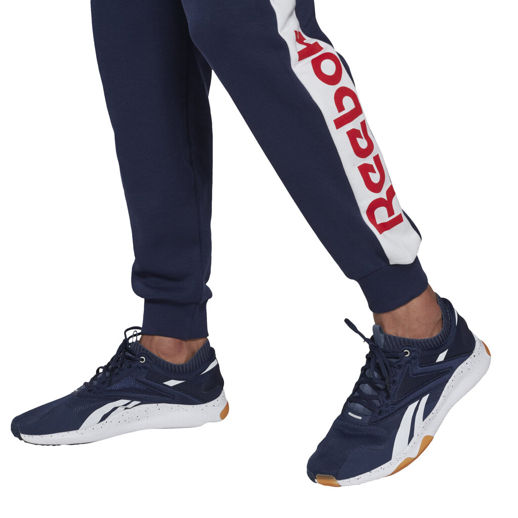 Püksid Reebok Te All Graphic Jogge Blue цена и информация | Meeste püksid | kaup24.ee