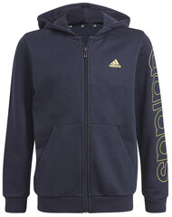 Adidas Джемпер B Lin Fz Hd Blue цена и информация | Свитеры, жилетки, пиджаки для мальчиков | kaup24.ee