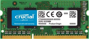 Crucial 4GB DDR3L-1600 SODIMM hind ja info | Operatiivmälu (RAM) | kaup24.ee