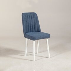 Söögitool Kalune Design 869, valge/sinine hind ja info | Söögilaua toolid, köögitoolid | kaup24.ee