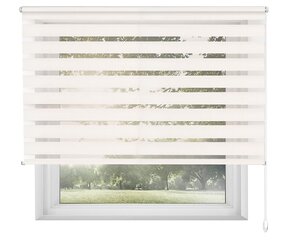 Aknaruloo day-night DN-19 WHITE, 90x240 cm цена и информация | Рулонные шторы | kaup24.ee