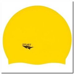 Ujumismüts Spurt Solid, kollane hind ja info | Ujumismütsid | kaup24.ee