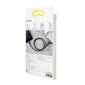 Kaabel Baseus USB Durable Nylon Braided Wire Usb / Lightning Qc3.0 2.4A 1m, must/kuldne CALKLF-BV1 цена и информация | Mobiiltelefonide kaablid | kaup24.ee