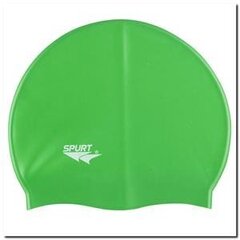 Ujumismüts Spurt Solid, Roheline hind ja info | Ujumismütsid | kaup24.ee