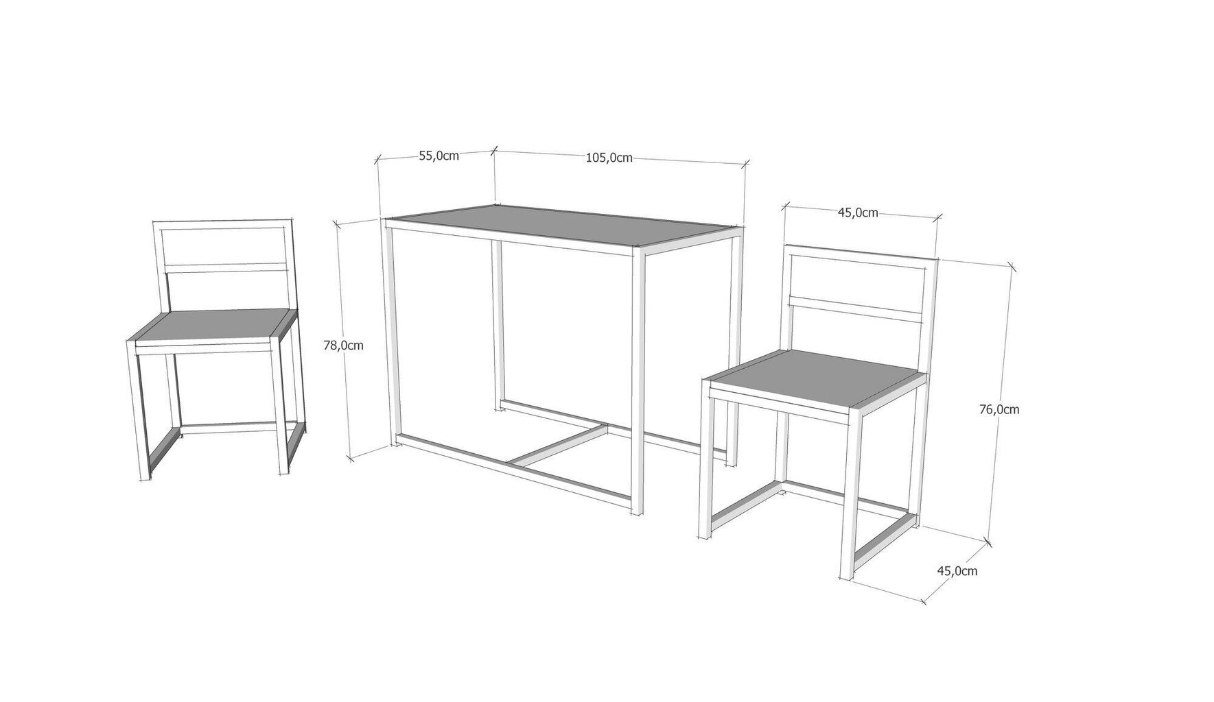 Söögikomplekt Kalune Design 854, beež hind ja info | Söögilauakomplektid | kaup24.ee