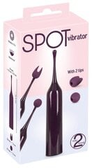 Вибратор You2Toys Spot Vibrator с 2 насадками цена и информация | Вибраторы | kaup24.ee