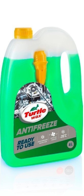 Roheline jahutusvedelik Turtle Wax® -35°C, 4l hind ja info | Antifriisid ja jahutusvedelikud | kaup24.ee