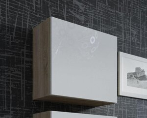 Шкафчик Cama Meble Vigo 50, белый/дуб цена и информация | Шкафчики в гостиную | kaup24.ee