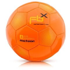 Jalgpallipall Meteor FBX, suurus 4, oranž hind ja info | Meteor Sport, puhkus, matkamine | kaup24.ee