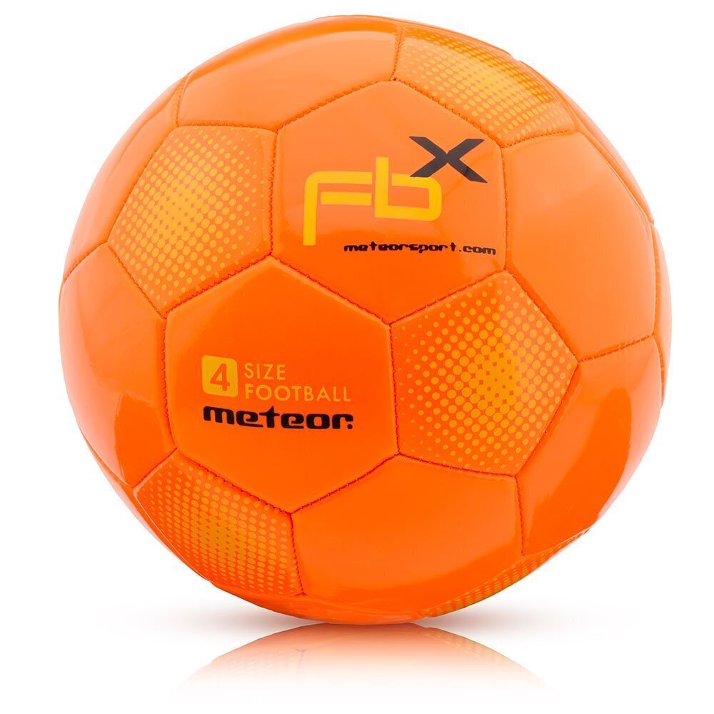 Jalgpallipall Meteor FBX, suurus 4, oranž hind ja info | Jalgpalli pallid | kaup24.ee