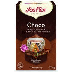 Šokolaadiga vürtsitatud ajurveda tee Yogi Tea Choco, keskkonnasõbralik, 17 pakki hind ja info | Tee | kaup24.ee