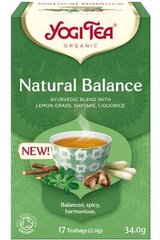 Maitsestatud tee Yogi Tea Natural Balance, 17x2 g цена и информация | Чай | kaup24.ee