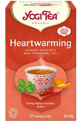 Yogi tea Hearthwarming vürtsikas tee, 17x1,7g hind ja info | Tee | kaup24.ee