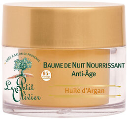 Ночной крем Le Petit Olivier Argan Oil Nourishing Night Balm 50 мл цена и информация | Кремы для лица | kaup24.ee