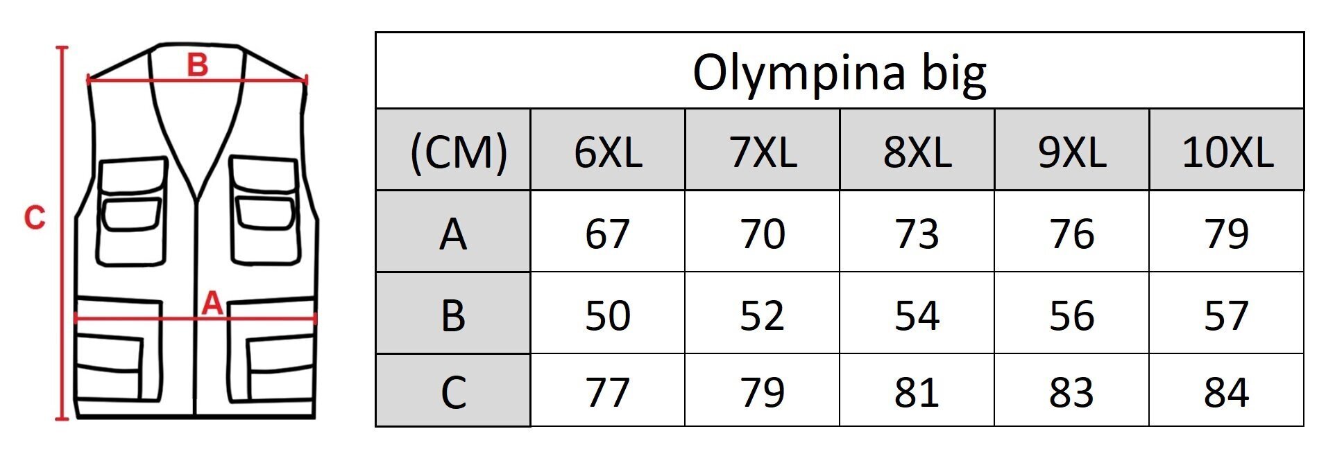 Meeste vest Olympina 2302-ZJ big, beež цена и информация | Meeste vestid | kaup24.ee