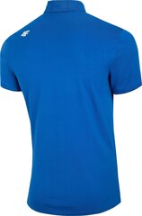 Футболка-поло мужская, 4F, синяя цена и информация | 4F Мужская одежда | kaup24.ee