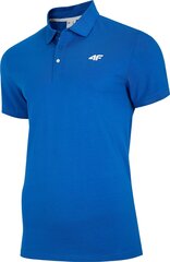 Футболка-поло мужская, 4F, синяя цена и информация | Мужские футболки | kaup24.ee