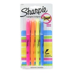 Tekstimarkerite komplekt Sharpie, 4 värvi hind ja info | Kirjutusvahendid | kaup24.ee