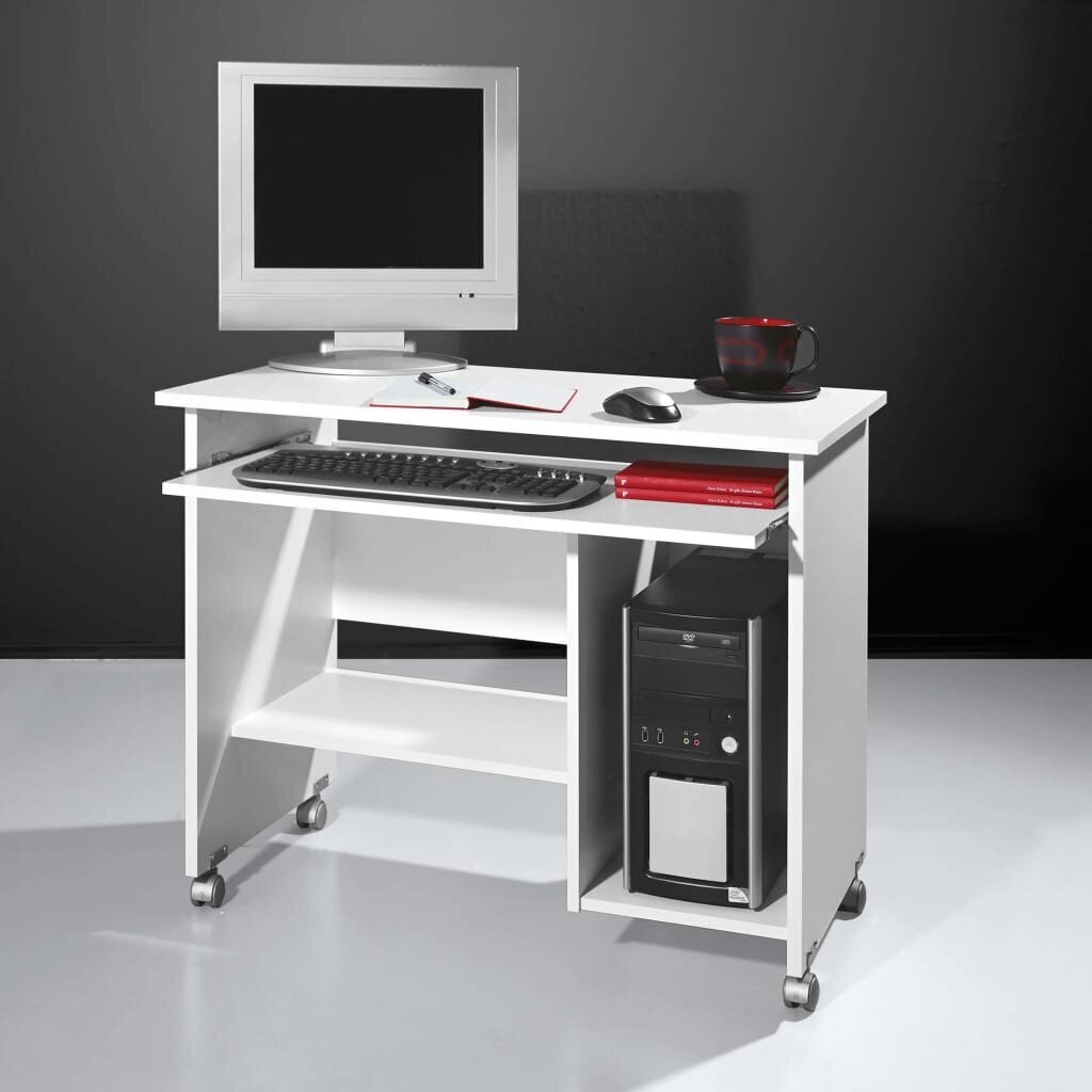 Arvutilaud, valge, 0482-84 Valge hind ja info | Arvutilauad, kirjutuslauad | kaup24.ee