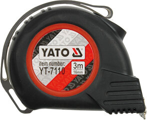 Mõõdulint Magnetic-Nylon-Automatic Yato 3m/16mm hind ja info | Käsitööriistad | kaup24.ee