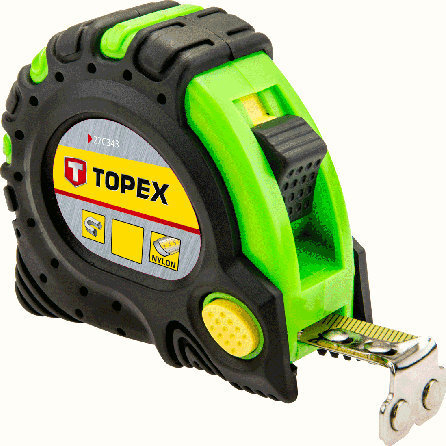 Mõõdulint magnetiga Topex 2m, 16mm hind ja info | Käsitööriistad | kaup24.ee