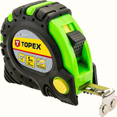 Измерительная рулетка с магнитом Topex, 5 м, 25 мм цена и информация | Механические инструменты | kaup24.ee