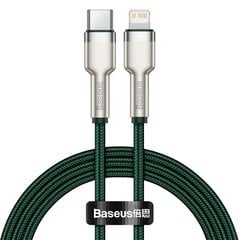 Кабель Baseus Cafule Series Type-C для  iP PD 20W 1м, зеленый цена и информация | Кабели для телефонов | kaup24.ee