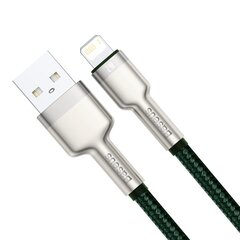 Кабель Baseus Cafule Series USB для IP 2.4A 1m, зеленый цена и информация | Кабели для телефонов | kaup24.ee