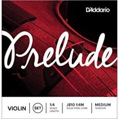 Струны для скрипки J810 1/4M D'Addario Prelude цена и информация | Принадлежности для музыкальных инструментов | kaup24.ee