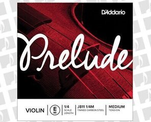 Keeled viiulile J811 1/4M D'Addario Prelude hind ja info | Muusikariistade tarvikud | kaup24.ee