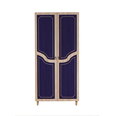 Шкаф Kalune Design Wardrobe 869 (IV), 90 см, темно-синий/дуб