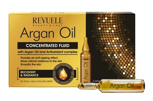 Näonaha õli-ampullid Revuele Argan Oil, 7x2 ml hind ja info | Näoõlid, seerumid | kaup24.ee