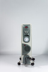 Масляный радиатор Volteno VO0275 с вентилятором и таймером, 11 секций цена и информация | Грелки | kaup24.ee