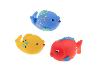 Игрушки для ванны рыбки Tullo 3 шт., 5-8 см цена и информация | Игрушки для малышей | kaup24.ee