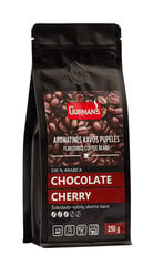 Šokolaadi-kirsi maitselised kohvioad GURMAN'S, 250 g цена и информация | Кофе, какао | kaup24.ee