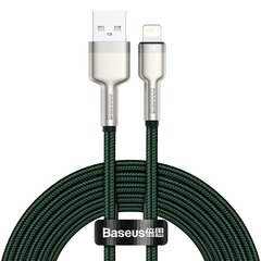 Кабель Baseus Cafule Series USB Į IP 2.4A 2m, зеленый цена и информация | Кабели для телефонов | kaup24.ee