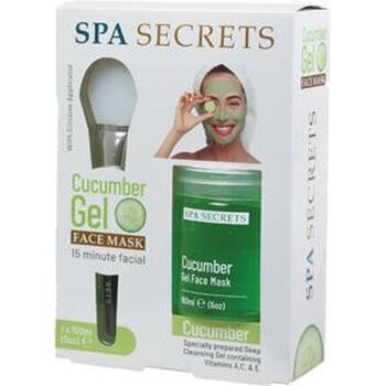 Маска для лица + кисточка Spa Secrets Cucumber Gel, 140 мл цена и информация | Маски для лица, патчи для глаз | kaup24.ee