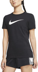 Naiste pluus Nike Nk Df Tee Dfc Crew Black hind ja info | Naiste spordiriided | kaup24.ee