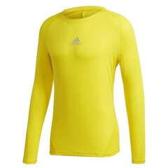 Meeste T-särk Adidas, kollane hind ja info | Meeste spordiriided | kaup24.ee
