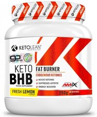 Amix Nutrition KetoLean® Keto goBHB®, 250 g, värske sidrun hind ja info | Vitamiinid, toidulisandid, preparaadid tervise heaoluks | kaup24.ee