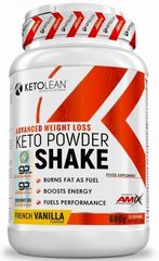 Amix Nutrition KetoLean® Keto goBHB® Powder Shake 600 г - французская ваниль цена и информация | Витамины, пищевые добавки, препараты для хорошего самочувствия | kaup24.ee