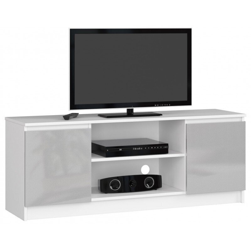 TV-laud NORE RTV K140, valge/hall hind ja info | TV alused | kaup24.ee