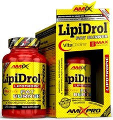 Amix Nutrition AmixPro®Lipidrol® Fat Burner Plus 120 kapslit hind ja info | Vitamiinid, toidulisandid, preparaadid tervise heaoluks | kaup24.ee