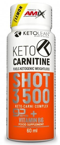Amix Nutrition KetoLean® Keto goBHB® + Carnitine Shot 20 x 60 ml - apelsiin hind ja info | Vitamiinid, toidulisandid, preparaadid tervise heaoluks | kaup24.ee