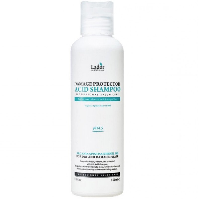 La'dor Damaged Protector Acid shampoo pH 4.5 lokkis ja värvilistele juustele 150ml цена и информация | Šampoonid | kaup24.ee