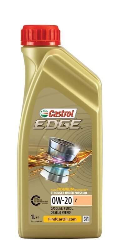 Mootoriõli Castrol Edge 0W20 V Titanium (Volvole) 1 liiter цена и информация | Mootoriõlid | kaup24.ee