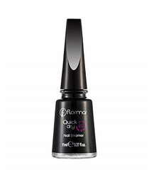 FLORMAR Quick Dry Nail Enamel QD10 Black Minimalism küünelakk hind ja info | Küünelakid, küünetugevdajad | kaup24.ee