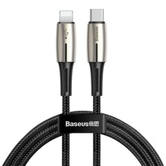 USB кабель Baseus Type C Pd/Lightning 18W 1,3 м, черный (Catlrd-01) цена и информация | Кабели для телефонов | kaup24.ee