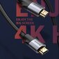 Kaabel Baseus Enjoyment 4K Hdmi - Hdmi 2m, hall (Caksx-C0G) цена и информация | Kaablid ja juhtmed | kaup24.ee